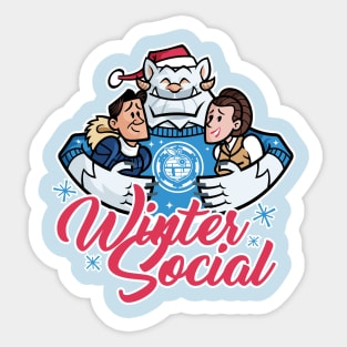 GASWC Winter Social Sticker